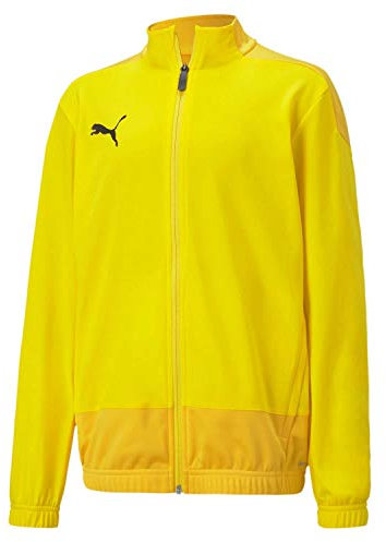 PUMA Team Goal 23 Training Jacket Jr Track Jacket - Cyber Yellow-Spectra Yellow, 140