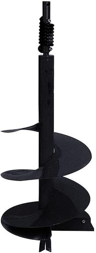 GardenTrax Earth Auger Spiral Drill Bit 14 Inch, Post Hole Digger with 7/8 Drive Shaft