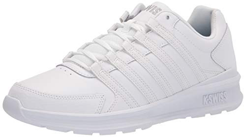 K-Swiss Herren Vista Trainer Sneaker, White/White, 45 EU