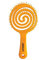 Mixup! 3D Soft Touch Haarbürste Orange, Haarbürste für alle Haartypen, die hilft, die Kopfhaut zu massieren und zu entwirren