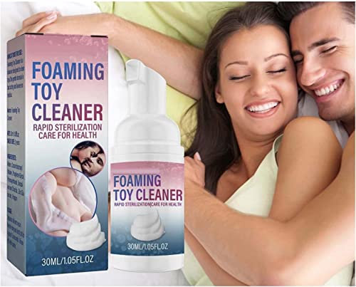 All Natural Formula Foaming Adult Toy Cleaner, 30ml (2pcs)