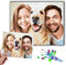 CleverFine Malen Nach Zahlen Eigenes Bild Personalisiert Erwachsene Foto Painting Bilder（40cm*40cm Rahmenlos）