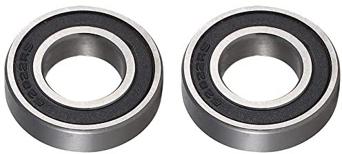 2 Stück 6202 2RS Kugellager 15 mm x 35 mm x 11 mm doppelt geschützte Rillenkugellager für DIY, Drehbänke, Motoren, 3D-Drucker, Fräsmaschinen, verschiedene mechanische Geräte, etc.