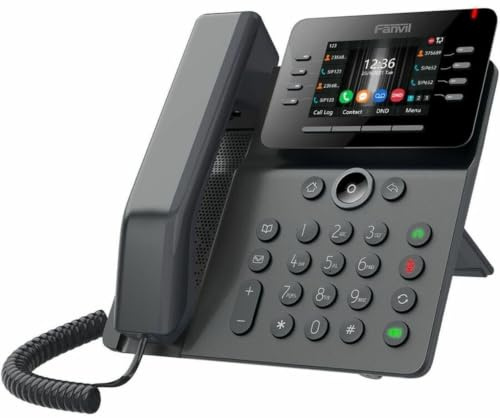 Fanvil V64 Prime Business Phone 12 SIP Lines HD Voice PoE and Dual Gigabit Ports