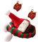 Baoblaze Weihnachtswichtel Zubehör Miniatur Wichtel zubehör Set, Schal Hut Geschenk Weihnachten Deko, Grün Schal