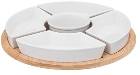 Secret de gourmet - Set Aperitif Bambou WH Rond 6P