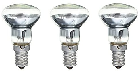 Herold Lavalampe E14 R39 30 W Projektor zum Schrauben Leuchtmittel klar Lavalampe 3 Stück