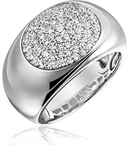 goldmaid Damen Ring 925 Sterlingsilber 55 Zirkonia weiß (64)