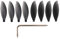 LSFWJP Drohnenzubehör for Parrot Propeller 8PCS Propeller for Parrot Anafi Drone Light Weight Blade Ersatz Requisiten Blade Zubehör Ersatzteile Das ist austauschbar