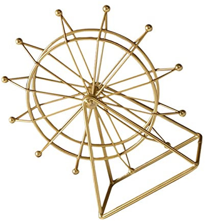 Garneck Riesenrad-Ornament Wohnakzente Deko-objekte Für Bücherregale Hochzeitsdekorationen Riesenrad Für Zu Hause Dekorative Akzente Rotieren Schnickschnack Eisen Mini
