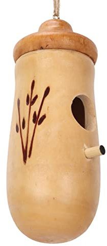 HEEPDD Hölzernes Kolibri-Haus, Buchsbaum Exquisites, Außen Hängendes Kolibri-Haus aus Holz für den Außenbereich Als Gartendekoration (#2)