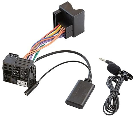 LYEAA Radio-Stereo-Kabelbaum-Adapter mit Mikrofon, kabelloses Bluetooth-kompatibles Modul, AUX-IN, Auto-Stereo-Bluetooth-kompatibles Kit, Audio 20 30 50 APS für W209 X164 W164