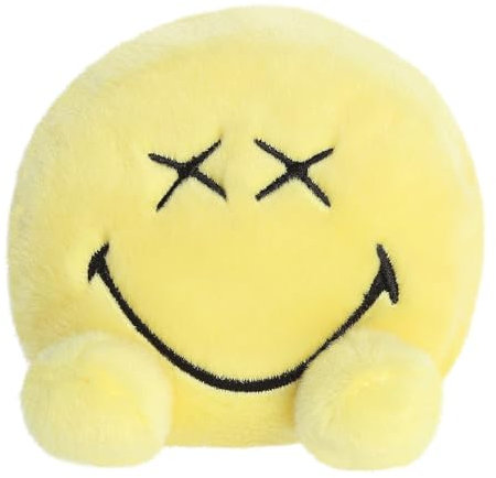 Aurora, 44300, Smiley Official Merchandise, Wild Guy Smiley, 5In, Soft Toy, Yellow