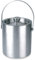Cubitera 2 Litros Acero Inoxidable Silvano, Tapa Hermética y Pinza para Hielo, Doble Pared Aislante Térmico, Cubitera Refrigerada Botellas para Fiestas y Bares, Ice Maker, Accesorios Coctelería