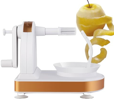 SENZZ Pelapatate a manovella, Pelapatate, Pelapatate Portatile, Pelafrutta Elettrico, Pelaverdure, Pelapatate, Gadget da Cucina, Corer da Cucina, Pelapatate a manovella per Frutta