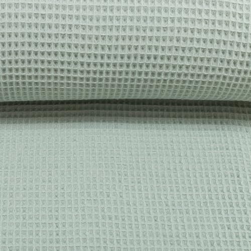 Die Stofftante Waffelpique Nelson | 0,5 m x 150 cm Meterware (dusty mint)