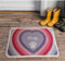 PET REBELLION | Personalised Extra-Large Pet Feeding Mat | Absorbent & Machine Washable | Customisable with Your Pet's Name | Non-Slip Backing | Retro Pink