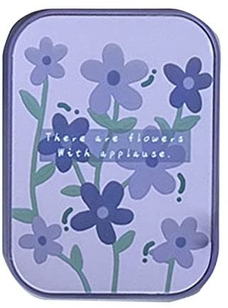 aieibuy Contact Lens Travel Kits Portable Contact Box with Tweezers Remover Tool Solution Bottle for Daily & Outdoor Travel Contact Lens Cases Storage Kit Cute Small Purple