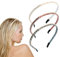 scicent Haarband Damen 3 Stück Glitzernd Haarschmuck Hochzeit Dünne Stirnband mit Strass für Alltägliche Dekoration Modische Stirnbänder für Frauen Mädchen Retro Haar Accessoires für Makeup - 27918