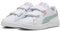PUMA Smash 3.0 L V PS, Scarpe da Ginnastica, Frutta Bianca Moderno Menta Rosa, 35 EU