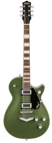 Gretsch G5220 Electromatic Jet BT Single-Cut V Stoptail Olive Metallic - E-Gitarre