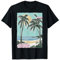 Palmen Palme Strand Meer Sonne Ferien Urlaub Sommer T-Shirt