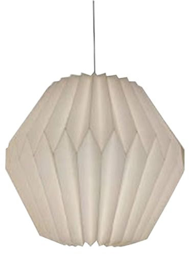 Hintyne Papier Lampenschirme für Deckenleuchten nordische Origami Papier Lampenschirme Faltbarer Decken Papier Pendelleuchtenschirm Art Decor Papier Lampenschirm für Zuhause Stil 2