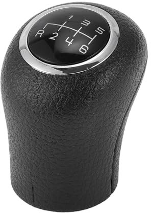 TUCKBOLD Pomo De Palanca De Cambios Manual De 6 Velocidades para para mercedes-Benz Vito | Delantera De Caja De Cambios Automática En Negro Cromo Plateado De Plástico 1 Pc.