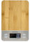 PantryPro Bamboo Platform Digital Kitchen Scale - 11 pounds Capacity LCD Display Grams and Ounces AAA Battery Included (Natural)