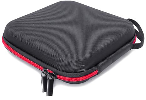 Reinforced Hard Carrying Case for External Blu-ray DVD CD Player Shock-Proof Large Storage Bag, Abrasion Resistant Protective Travel Carry Case for DVD BD Burner Portable USB Optical Drive