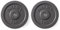 Phoenix Fitness Cast Iron Weight Plates - 1-Inch Free Weight Plate for Barbell Dumbbell Bars, Weightlifting & Strength Training at Home Gym - Pair, 5kg