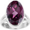 NILOY Rhodonit im Labor gewachsenEdelstein 925 Sterling Silber handgemachter Ring für Männer und Frauen Ring Boho Silber Ring SchmuckPGR-05AI_74 (23.6)