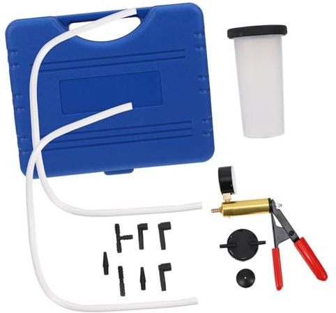 PRETYZOOM Bomba De Vacío Manual Kit De Purga De Frenos Bomba De Vacío para Depósito De Líquido Comprobador De Líquido para Taller Automotriz
