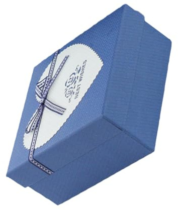 Healeved Dekorative Geschenkbox mit Blauem Papier und Einzigartiger Form nicht Leicht zu Reißen oder Lösen für Süßigkeiten und Kekse zur Geschenkverpackung