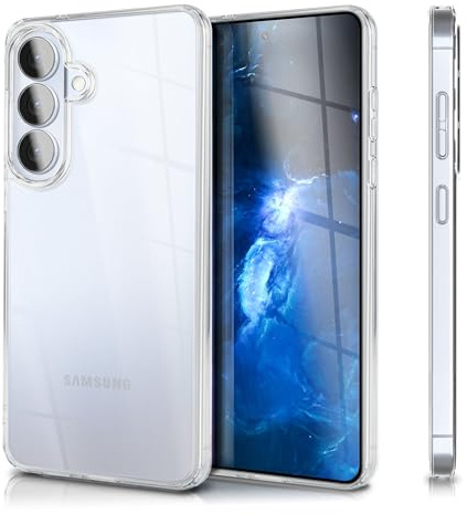 NALIA Transparente Silikonhülle für Samsung Galaxy S26 - Hülle | Micro-Dot Rückseite ohne Wasserflecken, Stoßabsorbierende Ecken, Griffiges TPU-Material, Präzise Tasten, GLAZE