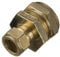 15mm x 8mm Brass Compression Reducing Coupling - Bag of 5