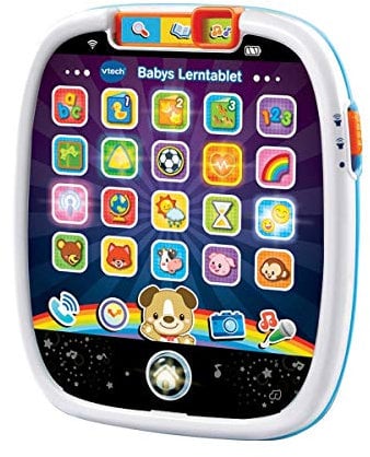 VTech Babys Lerntablet – Niedliches Tablet mit vielen bunten Tasten, Leuchteffekten und Musik – Für Kinder von 12-36 Monaten