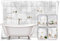 Medianlux Fliesenaufkleber Fliesenbild Blumen weiße Orchidee SPA Wellness Aufkleber Deko Bad Fliesen, 20x25cm fp5p4h-57508