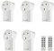 Wireless Remote Control Sockets, Vlio Home Programmable Electrical Outlet Switch Plug for Lights, Power Strips, Household Appliances, up to 30m/100ft Operating Range, 5 Pack