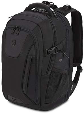 SwissGear 5358 Sac à Dos USB Scansmart pour Ordinateur Portable, Noir, L Mixte