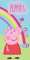 empireposter Peppa Pig - Rainbow - Baumwoll-Handtuch - 70x140 cm - Strandtuch Badetuch