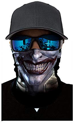 carol -1 Damen Bedruckte Multifunktionstuch Gesichtsmaske Atmungsaktiv Schlauchtuch Halstuch Schutzmasken,Herren Schlauchschal Outdoor UV Staubschutz Mund-Tuch Motorrad Fahrrad Joggen Schal