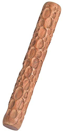 Gaetooely Rouleaux à Main en Boispour Timbres en Argile Rouleau à Motif d'argile Les Outils en CéRamique la Texture SculptéE Impression de Boue Motif en Relief Roulant (Pavé)