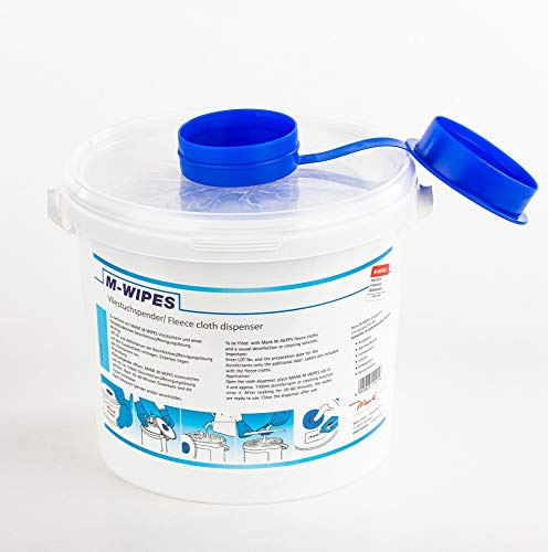 Mank GmbH Spendereimer passend für M-Wipes Rolle | Reinigung & Hygiene | Spendersystem | 1 Eimer + Deckel, ohne Inhalt | 5,6 Liter