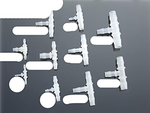 TYUTEQN 1 Teile/los K614B Kleine T Typ PE Wasserleitung Reduzieren T Schlauchkupplung Stecker Aquarium Teile Mit Verlust USA Weißrussland Ukraine-D