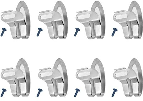 8 Stück 372229 331277 Treiber-Gürtelhaken + Schrauben für Hitachi 18V DS18DSAL Ds18Dbl2 WH18DSAL DS18DBL Bohrer