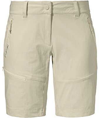 Schöffel Damen Shorts Toblach2, leichte und kühlende kurze Wanderhose mit elastischem Stoff, vielseitige Outdoor Hose mit optimaler Passform und praktischen Taschen, humus, 46