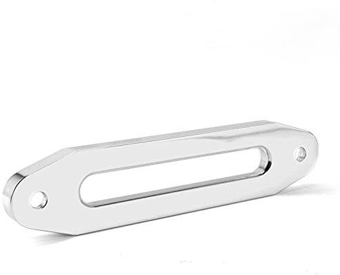 Ymiko Guide de Câble de Treuil Hawse en Aluminium, 254 Mm/10 Pouces 8000lbs à 15000lbs Guide de Corde de Treuil Hawse Fairlead pour Véhicule Tout-Terrain