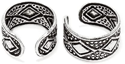WINDALF Wikinger Ohrklemme SIDIAN 9 mm Rautenmuster Ohrschmuck 925 Sterlingsilber
