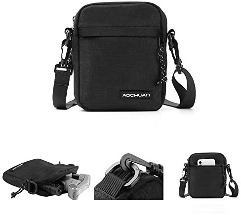 AOCHUAN B10 Borsa per fotocamera Borsa a tracolla per fotocamera, obiettivo, stabilizzatore gimbal a 3 assi e accessori per fotocamera, con inserto a scomparti, rete e tracolla